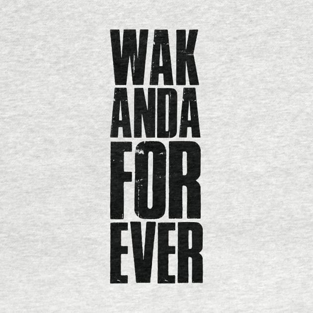 Wakanda Forever by gastaocared